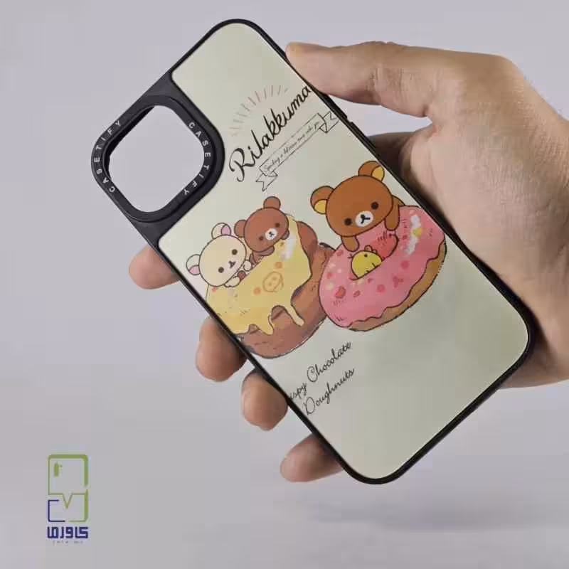 قاب آیفون 12 پرو مکس متغیر خرگوش و دونات | دو استایل در یک قاب