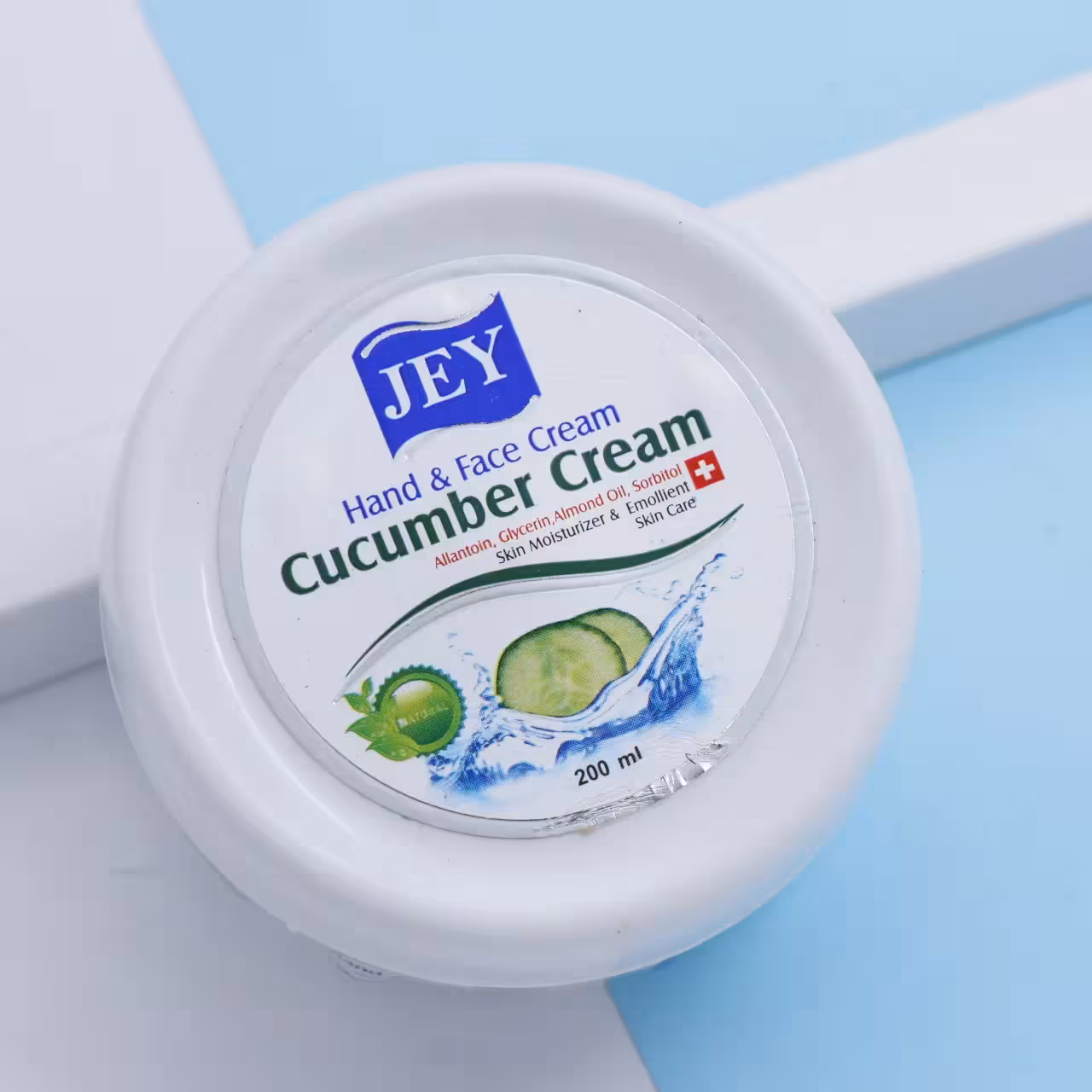 کرم مرطوب کننده کاسه ای جی JEY رایحه خیار 200میل 92119