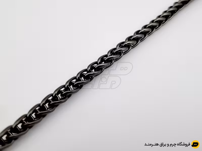 زنجیر چهار بافت 1 متری رنگ دودی