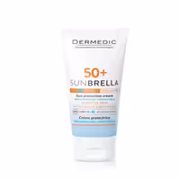 کرم ضد آفتاب درمدیک مناسب پوست حساس و نازک Sunbrella spf50 skin with fragile