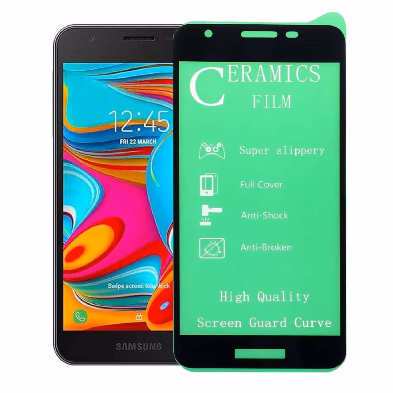 محافظ صفحه نمایش شیشه ای سرامیکی samsung A2 Core