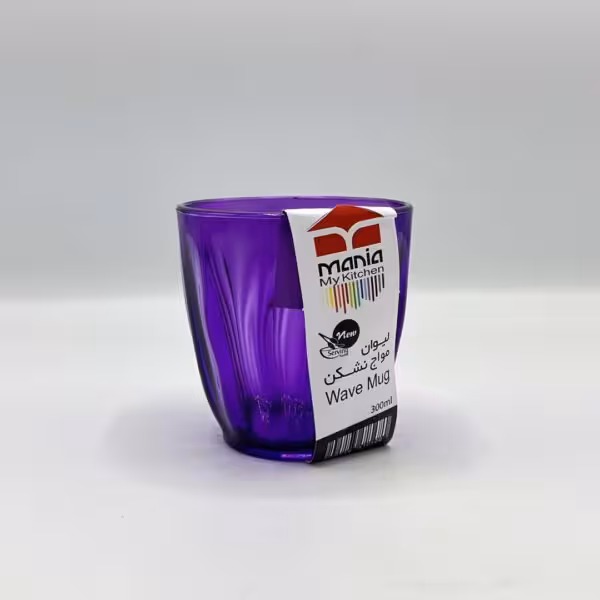 لیوان اکرولیک بنفش مانیا