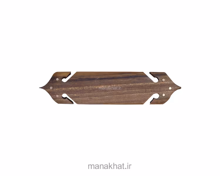 قط زن چوب گردو طرح دار