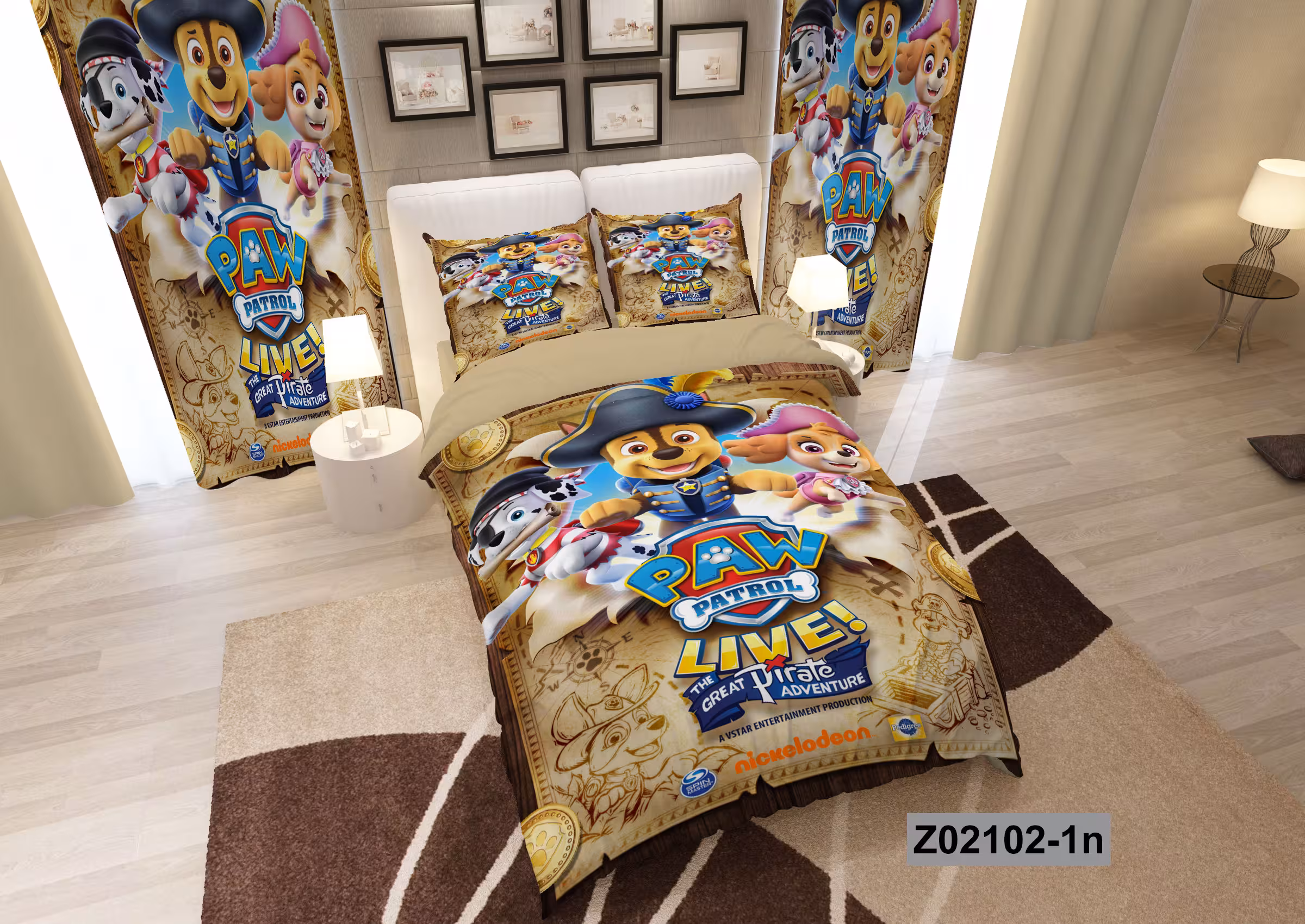 لحاف روتختی تنسل سه بعدی (3D) کالای خواب متین کد 2102