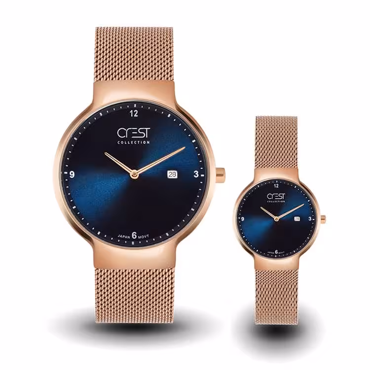 ست ساعت مچی زنانه و مردانه کرست مدل 6029-4