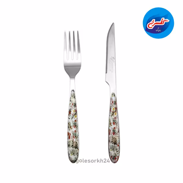 کارد و چنگال بیوتی طرح گل مدل G