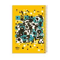 دفتر 100 برگ سیمی کلاسیک الیپون طرح 6