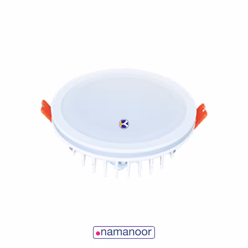 پنل توکار 20 وات سری 218 با سایز برش 115mm نمانور