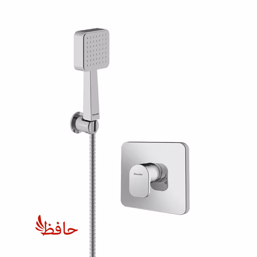 شیر حمام توکار شودر مدل تاین کروم تیپ 2