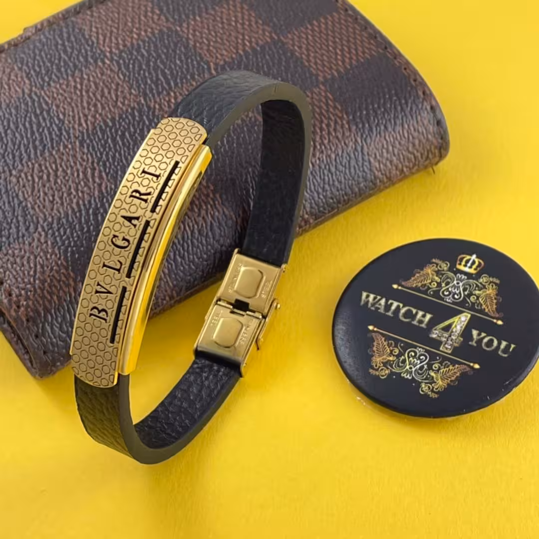 دستبند طرح BVLGARI