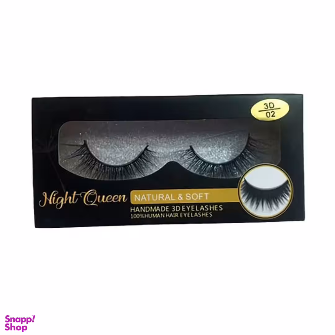 مژه مصنوعی مدل Night Queen 3D شماره 02