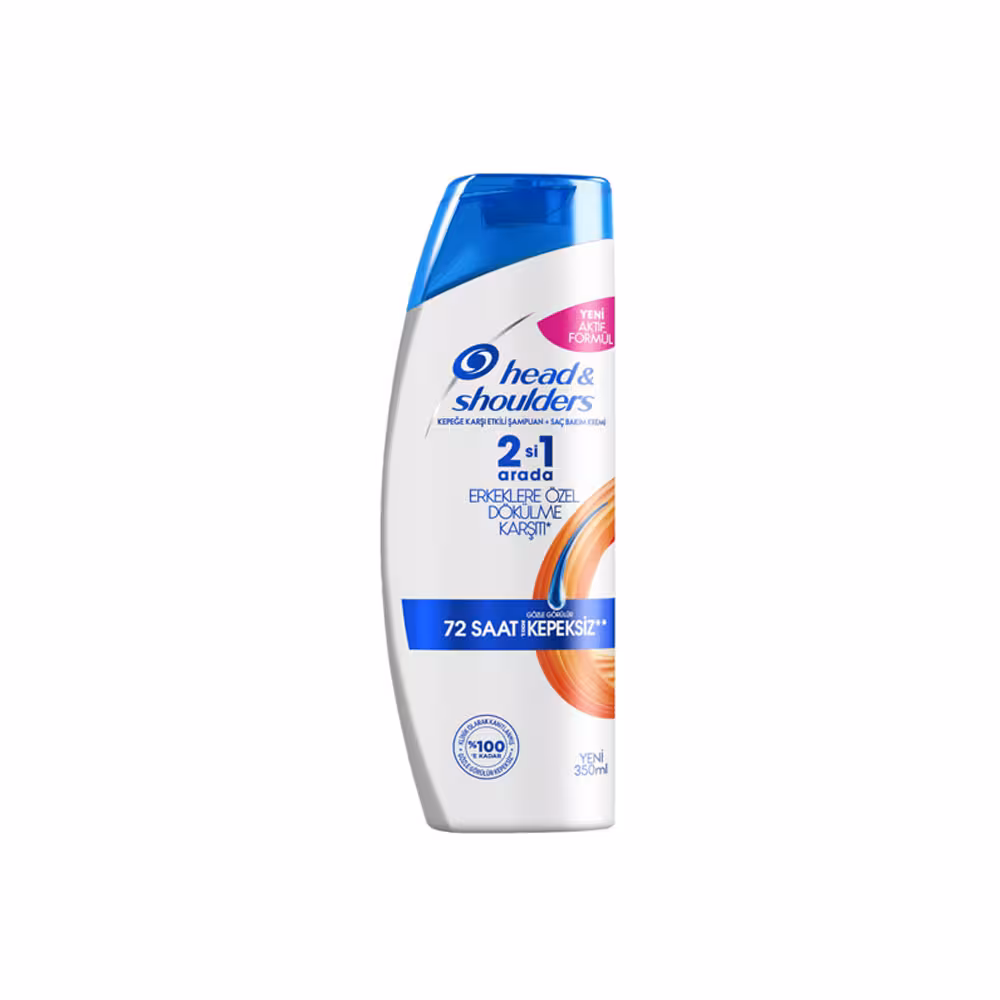 شامپو ضد شوره و ضد ریزش مردانه 350 میل هد اند شولدرز 2 در 1    shoulders DOKULME KARSITI