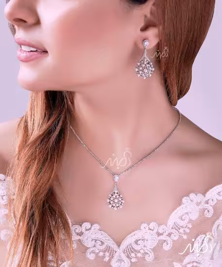 💍نیم ست جواهری لوکس (N_4060) ‌‌