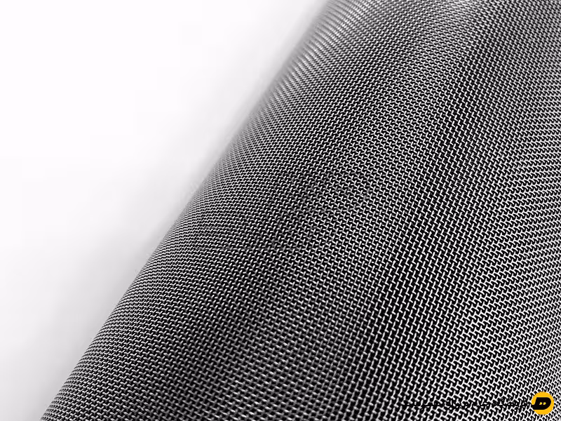 توری نازک رنگ مشکی