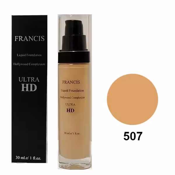 کرم پودر فرانسیس مدل Ultra HD شماره 507 هالیوودی