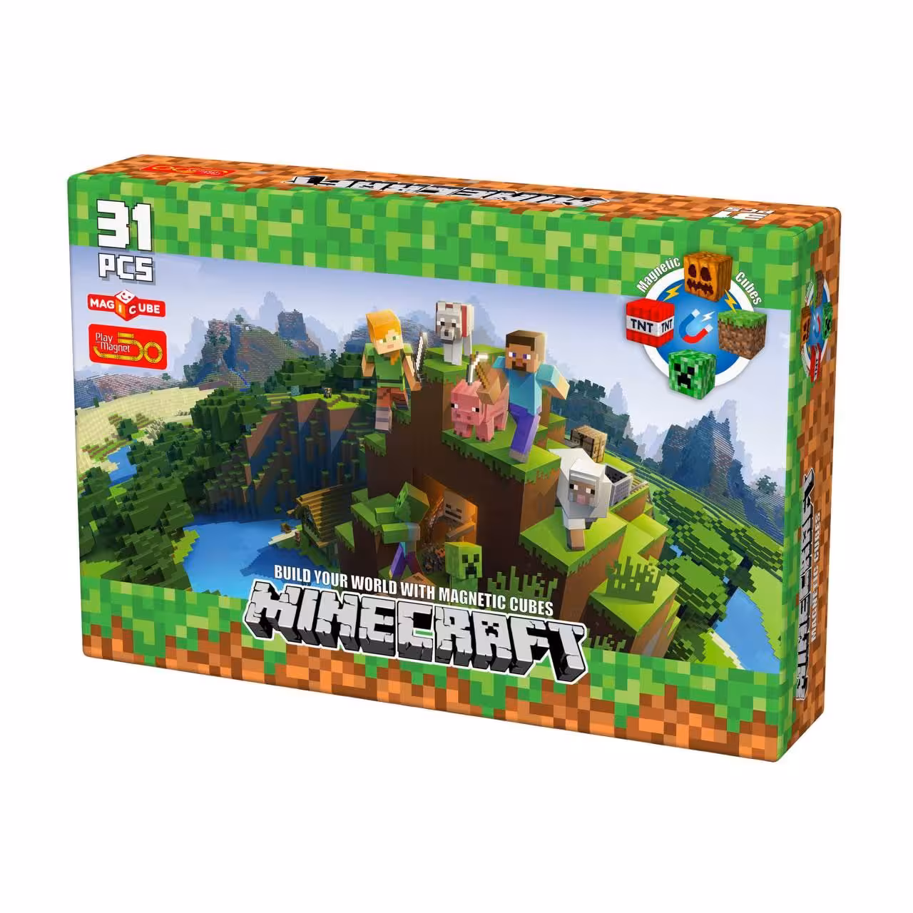 مکعب مغناطیسی ماینکرفت / 31 قطعه