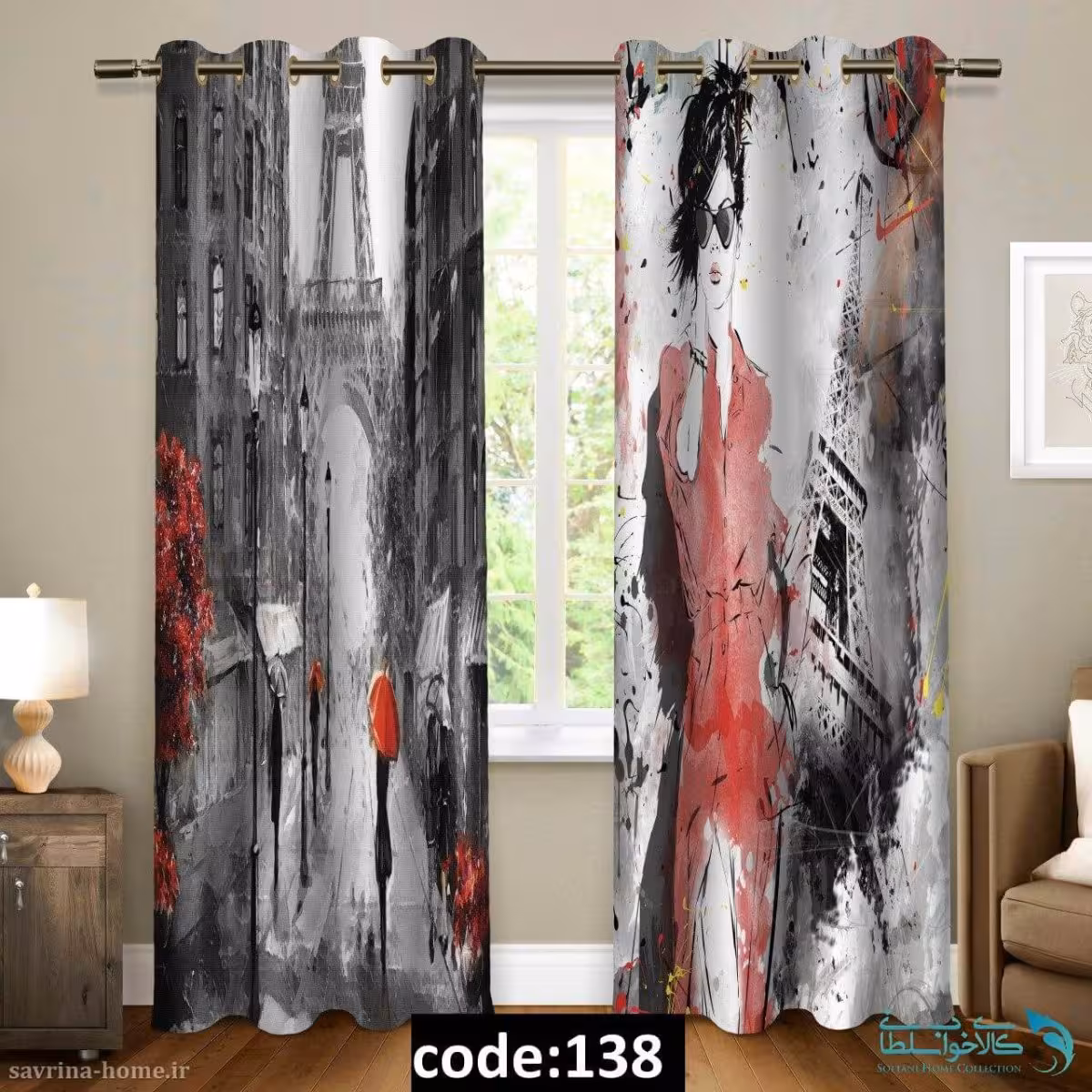 پرده پنلی مدل Sh-138