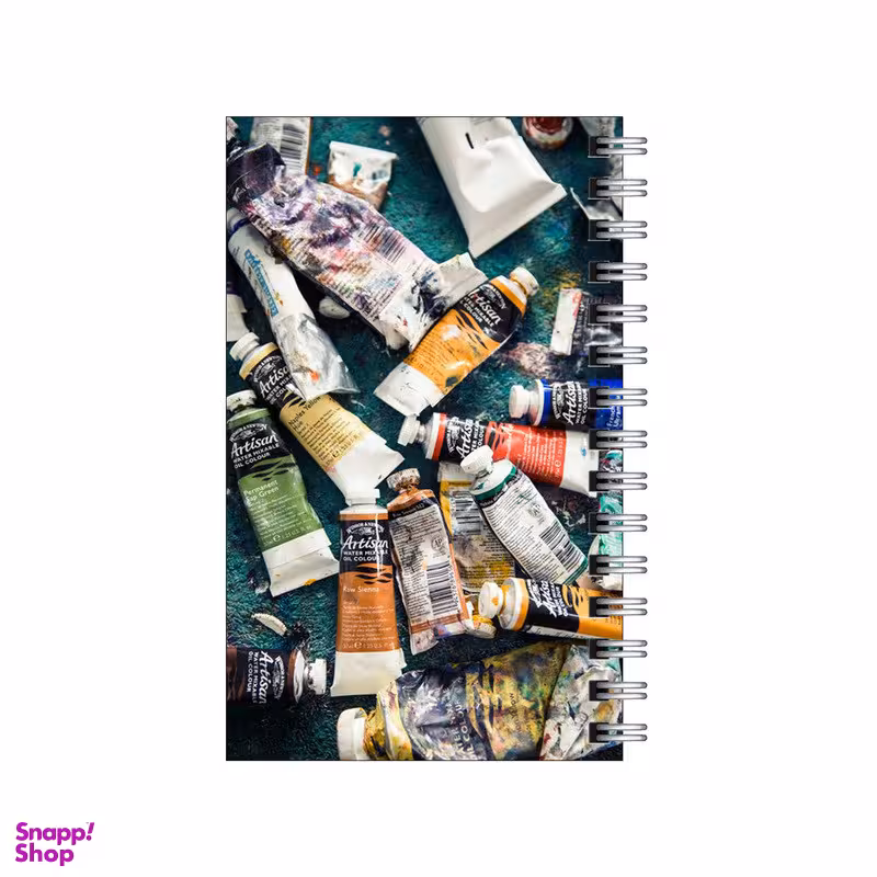 دفترچه یادداشت 60 برگ مدل To Do List طرح رنگ روغن و نقاش کد 8143955