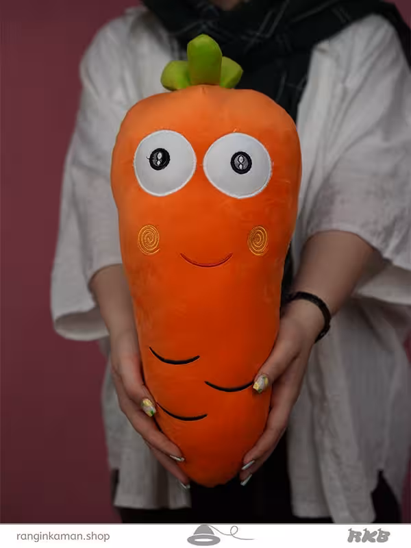 عروسک هویج خوشحال کوچک  Little happy carrot doll