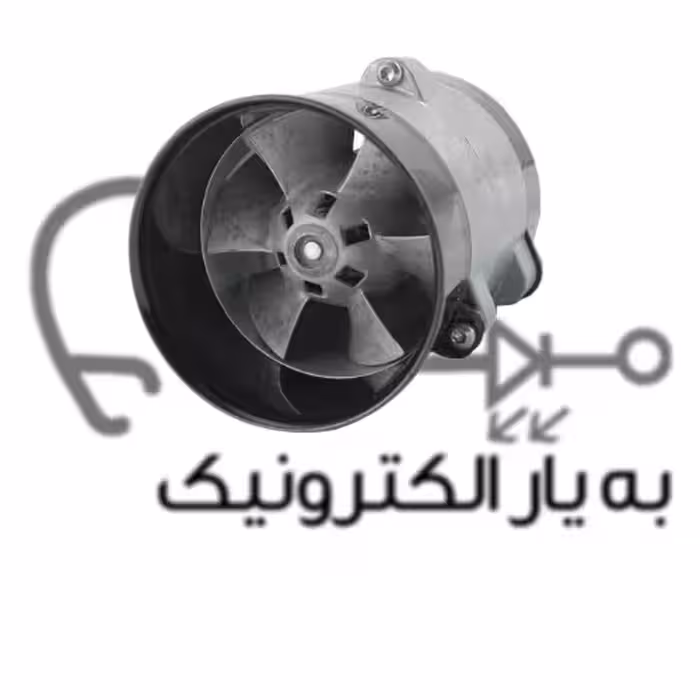 موتور دی سی براشلس داکت فن فلزی (12V)