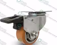 چرخ پلی اورتان دایکاست طلایی سایز 20 ترمزدار ‎(قیمت عمده با درصد تخفیف خوب تماس بگیرید)