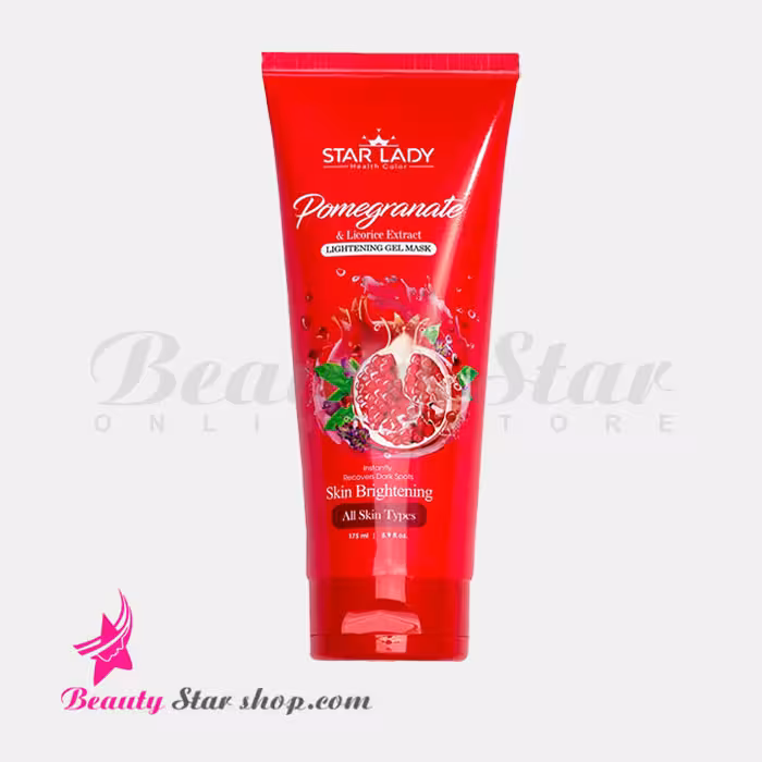 ژل ماسک صورت آبرسان استارلیدی حاوی عصاره انار حجم 175 میلی لیتر