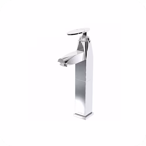 شیر روشویی پایه بلند برلیان روکار کلار