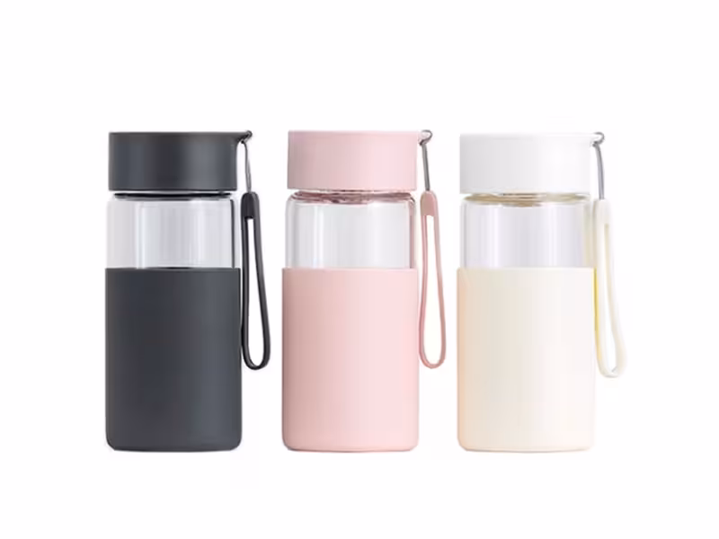 بطری شیشه ای قابل حمل شیائومی Xiaomi Youpin Fun Home Portable Glass Bottle Capacity 350ml