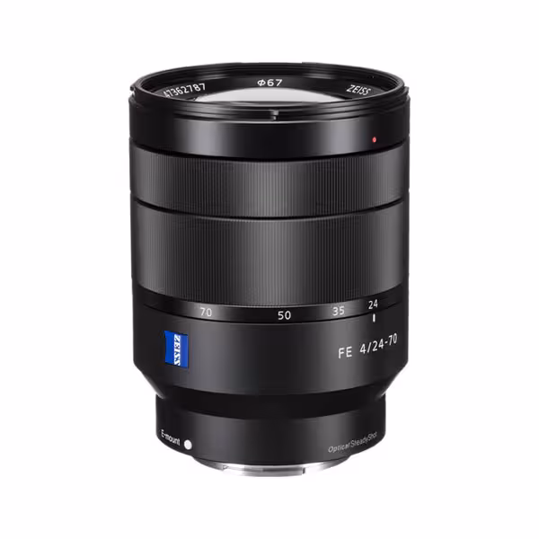 لنز سونی مدل (VARIO-TESSAR T* FE 24-70 MM F4 ZA OSS FULL-FRAME STANDARD ZOOM ZEISS (SEL2470Z - ستاره سهیل