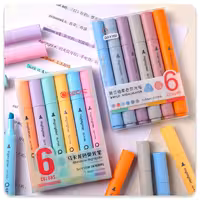 ماژیک هایلایتر بسته 6 عددی