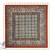 رومیزی قلمکار طرح خاتم کیفیت اعلا سایز یک متری