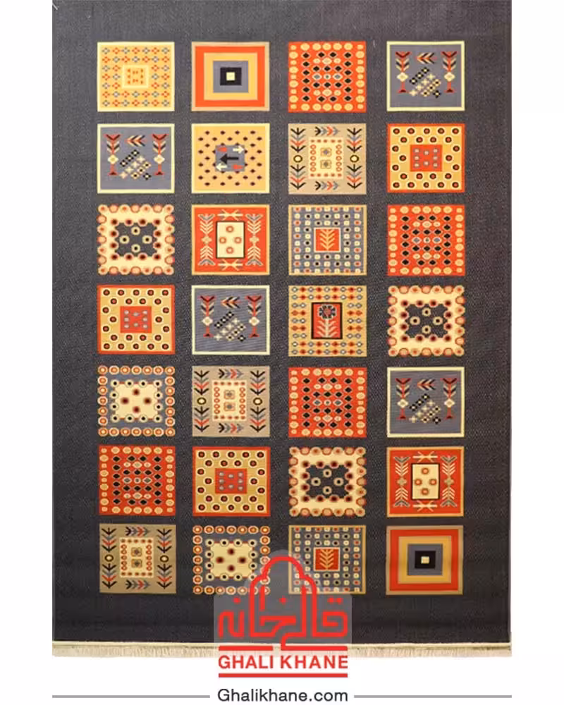 سوپر گلیم ماشینی ستاره کویر یزد کد GB-G073-8596