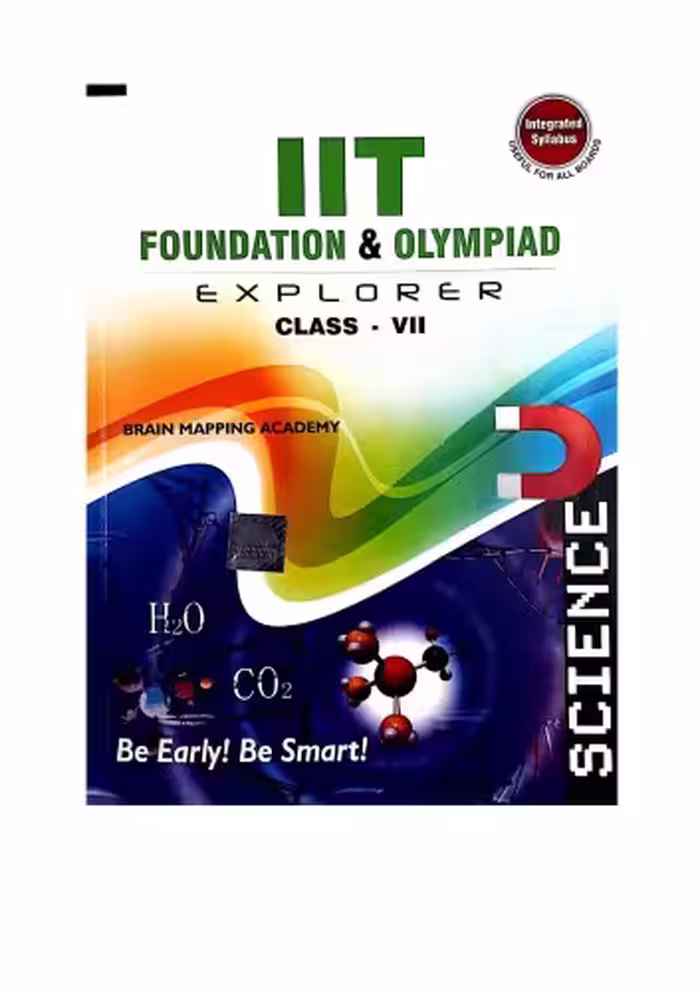 خرید و دانلود نسخه کامل کتاب IIT JEE Foundation and Olympiad Explorer Class 7 Brain Mapping Academy NSEJS NTSE Science