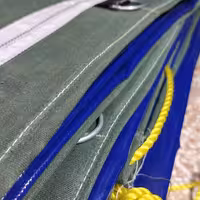 چادر نیسان 3در4  کانتینری با دوخت سفارشی با طناب