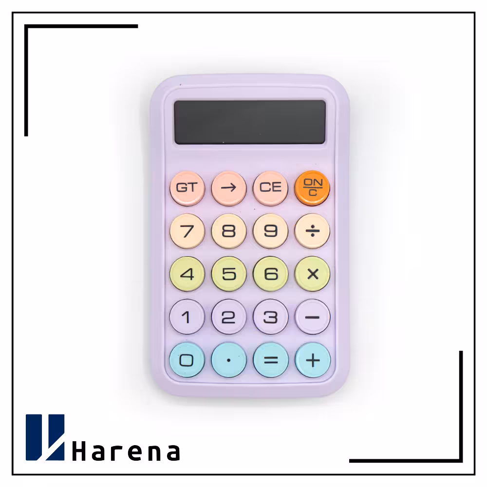 ماشین حساب کد 2211 رنگ بنفش