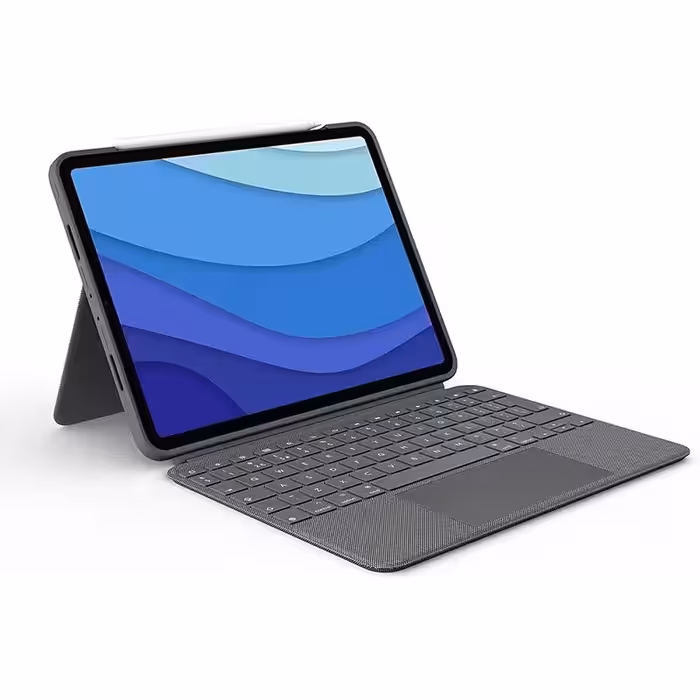 کیبورد کاور بی‌سیم لاجیتک مدل Logitech Combo Touch For Ipad Pro