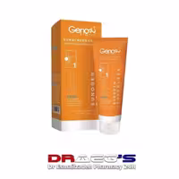ژنوبایوتیک کرم ضدآفتاب برای پوست چرب و مختلط بی رنگ اس پی اف 50 حجم 50میلGENOBIOTIC SUNSCREENCREAM FOR OILY&COMBINATAION SKIN 50ML