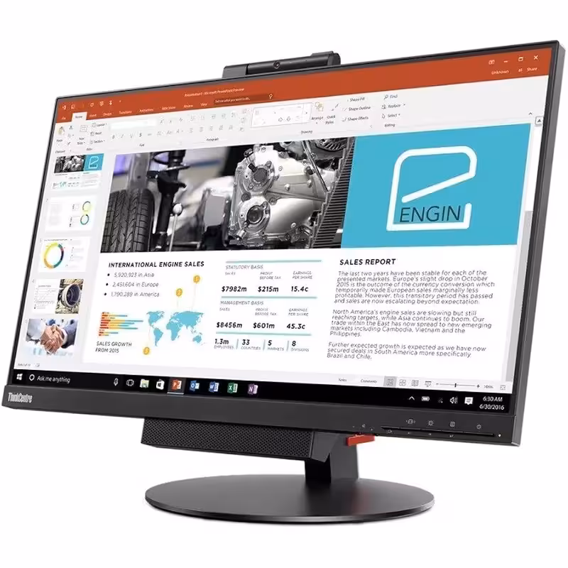 آل این وان لنوو مدل Lenovo ThinkCentre TIO24Gen3 پردازنده i5 نسل 6 رم 8GB هارد 256GB SSD گرافیک اینتل