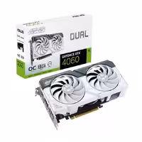 کارت گرافیک ایسوس DUAL GeForce RTX 4060 White OC Edition 8GB