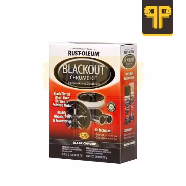 کیت اسپری نسوز کروم و تثبیت کننده رنگ خودرو Rust-Oleum
