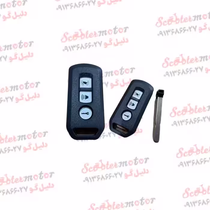 ریموت تکی 3 دکمه طرح کلیک و طرح ایروکس وایرلس دار