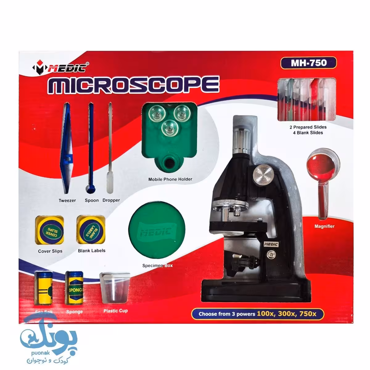 میکروسکوپ دانش آموزی مدیک مدل MH-750