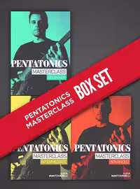 پکیج آموزش گیتار الکتریک Pentatonics Masterclass Boxset از Hemethod | یادگیری کامل پنتاتونیک با Luca Mantovanelli
