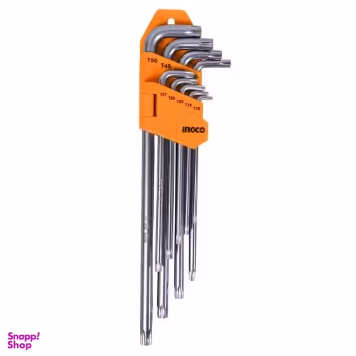 آچار آلن ستاره ای اینکو کد K0-0013092 مجموعه 9 عددی