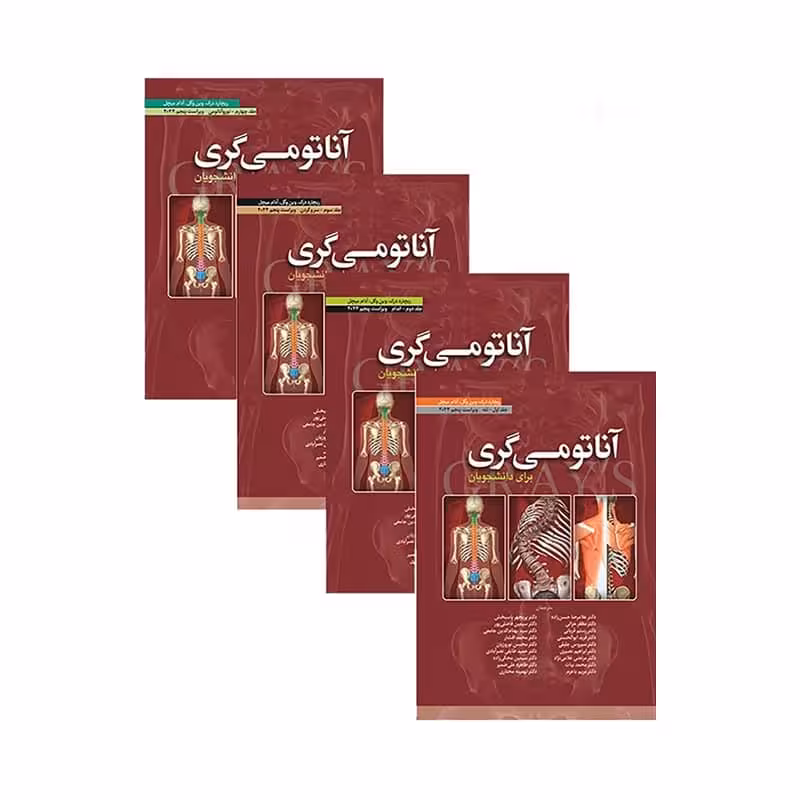 ترجمه کامل چهار جلدی آناتومی گری برای دانشجویان 2024 (حسن زاده) ابن سینا