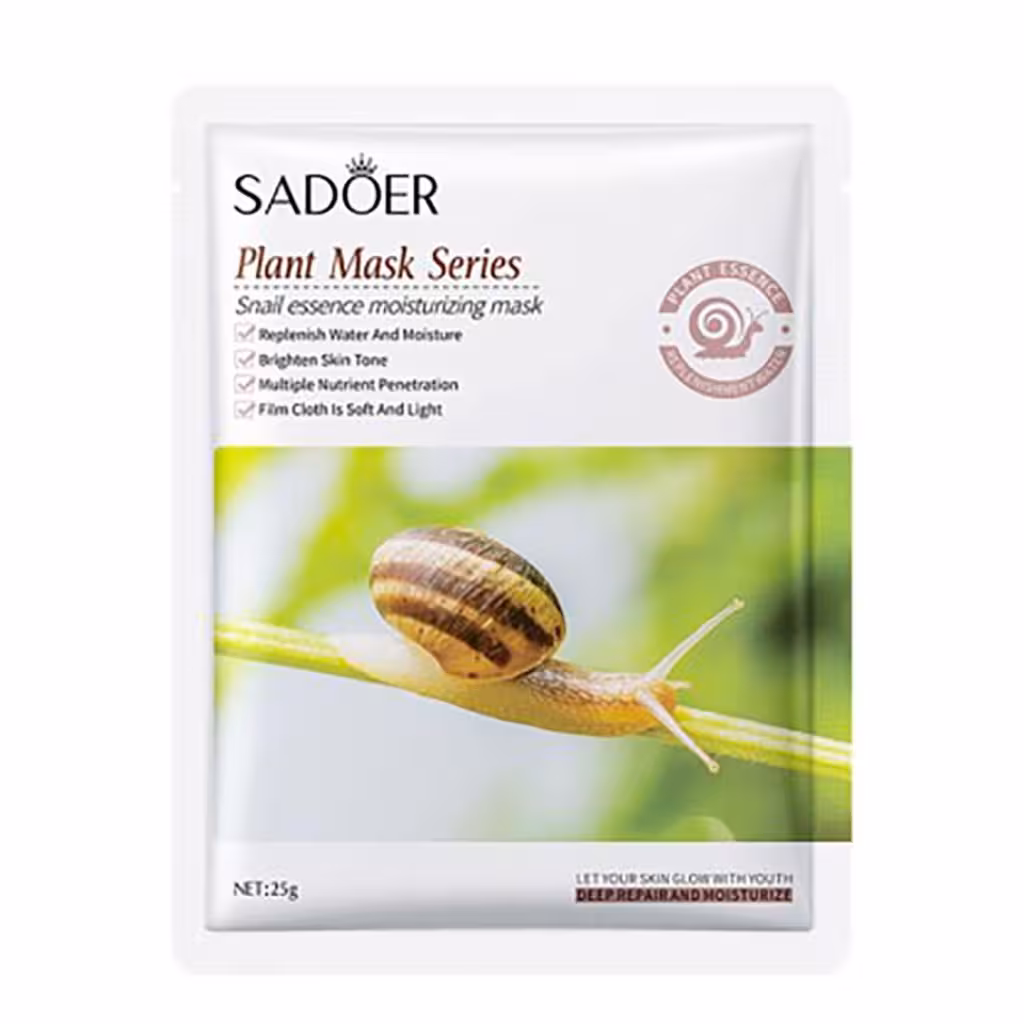 ماسک ورقه ای صورت حلزون مدل سادور