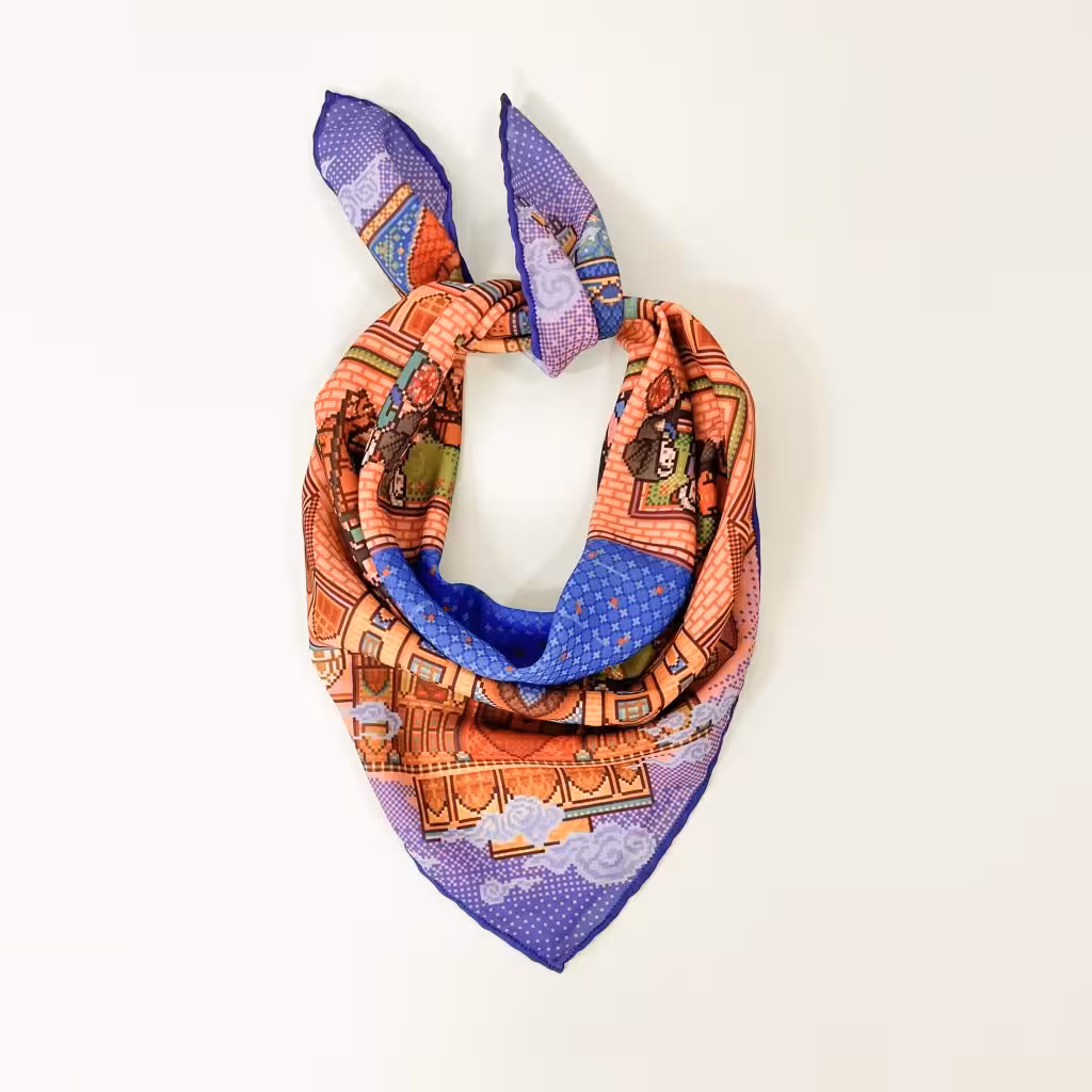 اسکارف نقش جهان