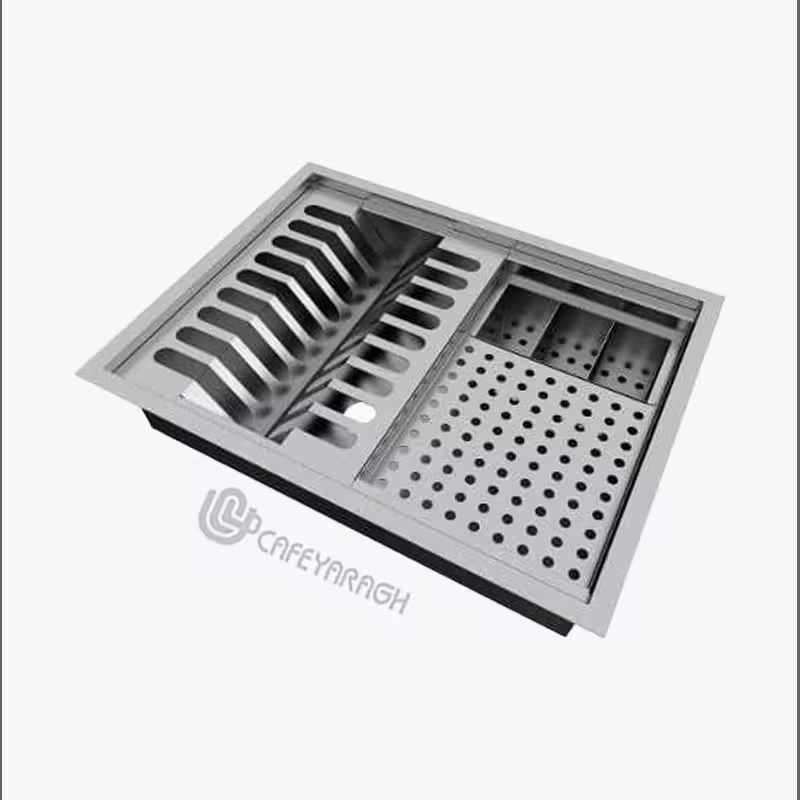 آبچکان توکار 42*43 استیل