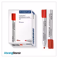 ماژیک وایت برد استدلر قرمز 10 عددی