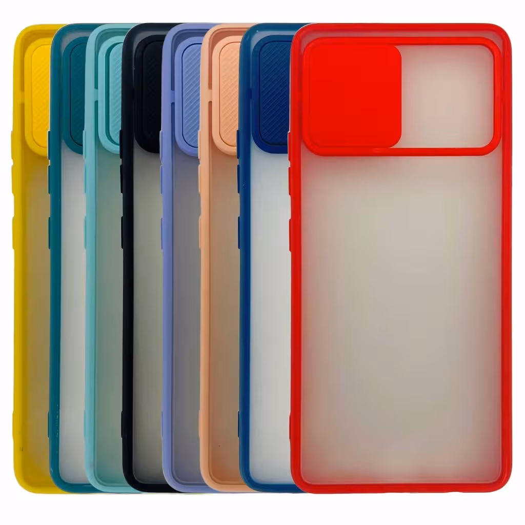 قاب محافظ پشت مات محافظ لنزدار کشویی سامسونگ Samsung A42